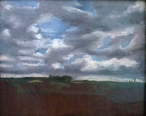J.Constable, "Paesaggio con nuvole"